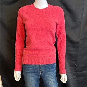 Ralph Lauren Blue Label Pinkish Red Crew Neck Sweater